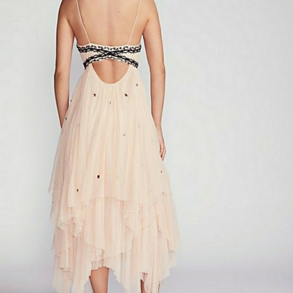 😱LAST 1😱NWOT FREE PEOPLE PERFECTLY DREAMY DRESS - Picture 3 of 4